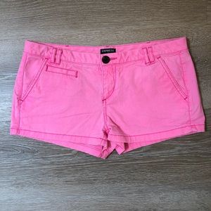 Express Neon Pink Shorts